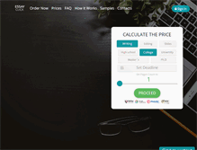 Tablet Screenshot of essayclick.net